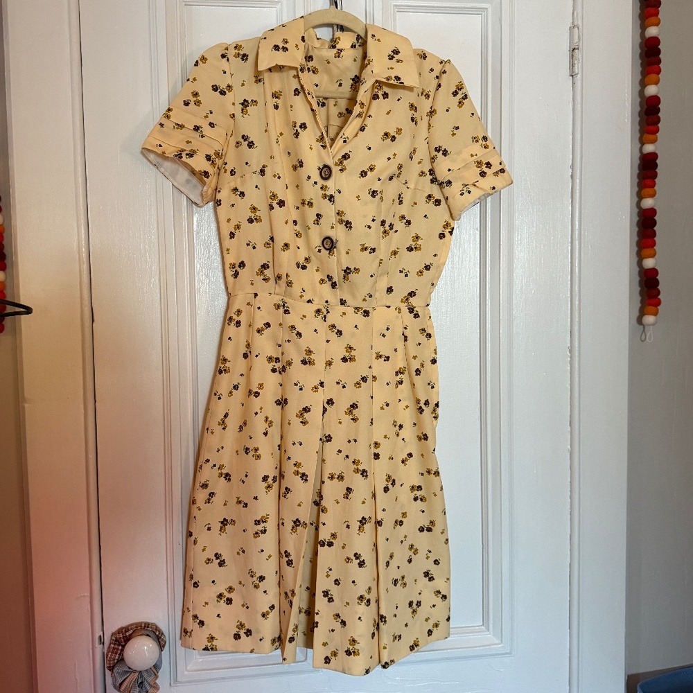 Vintage handmade in New Zealand dress